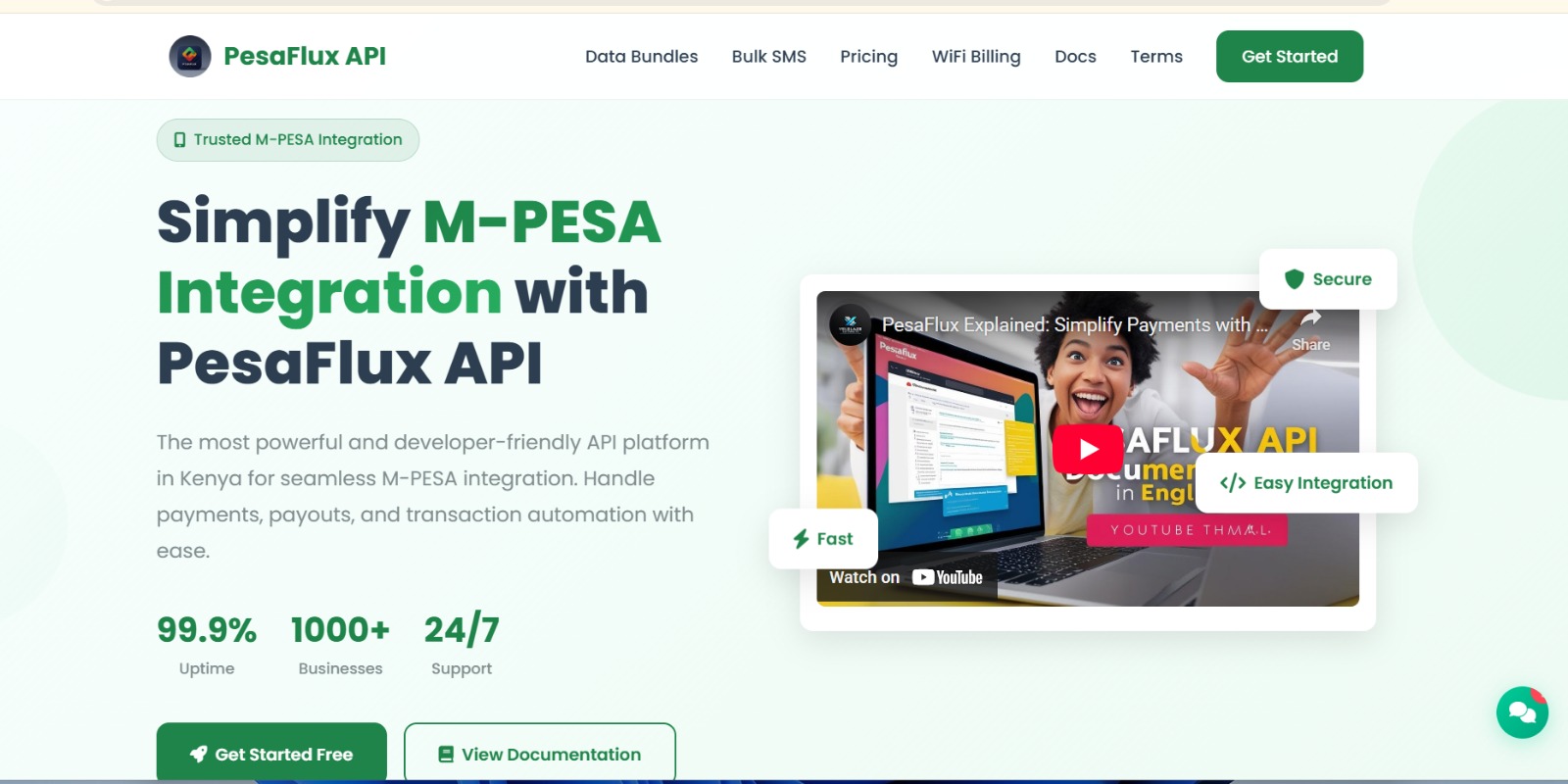 PesaFlux API Full Source Code